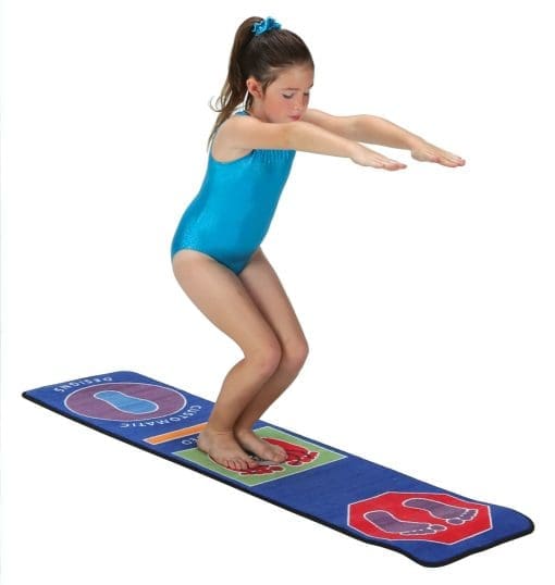Intermediate One Foot Jump to Two Feet Mat