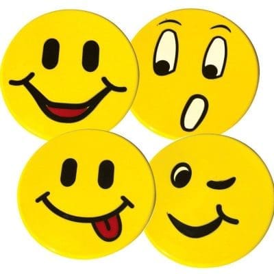 Poly Faces Set of 4
