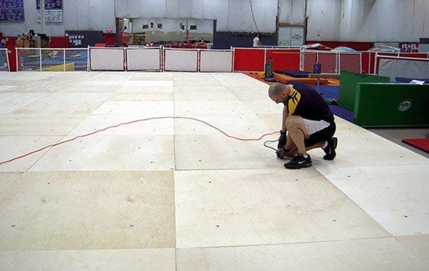 Installing Spring Flooring - US Gym Products