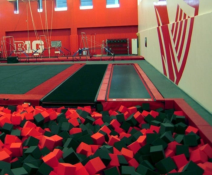 Gymnastics Tumbl Trak at Rutgers