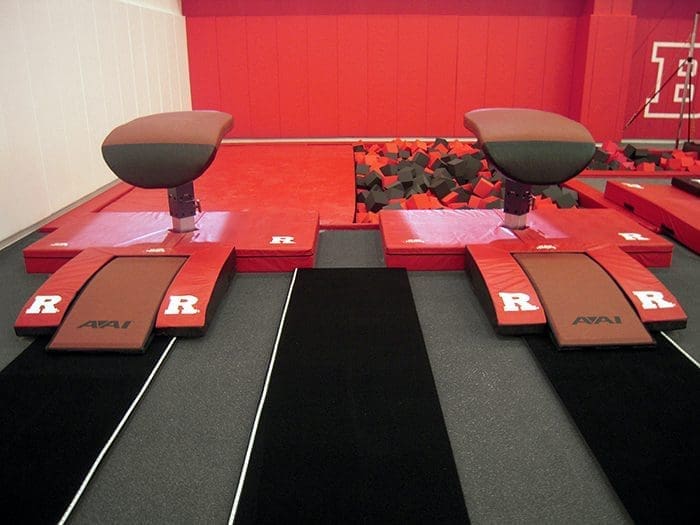 Two Rutgers Gymnastics Vault Tables